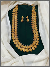 Beautiful Double Layer Lakshmi Haram In Nakshi - NH00233